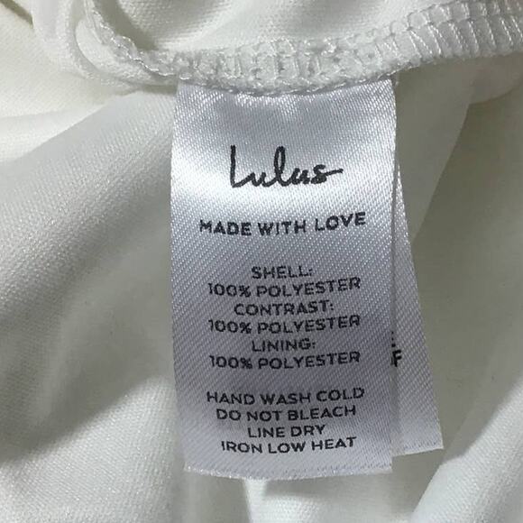 LULU'S S White Romantically Entwined Lace Backless Mermaid Maxi Dress NEW 0B16 - Picture 9 of 11